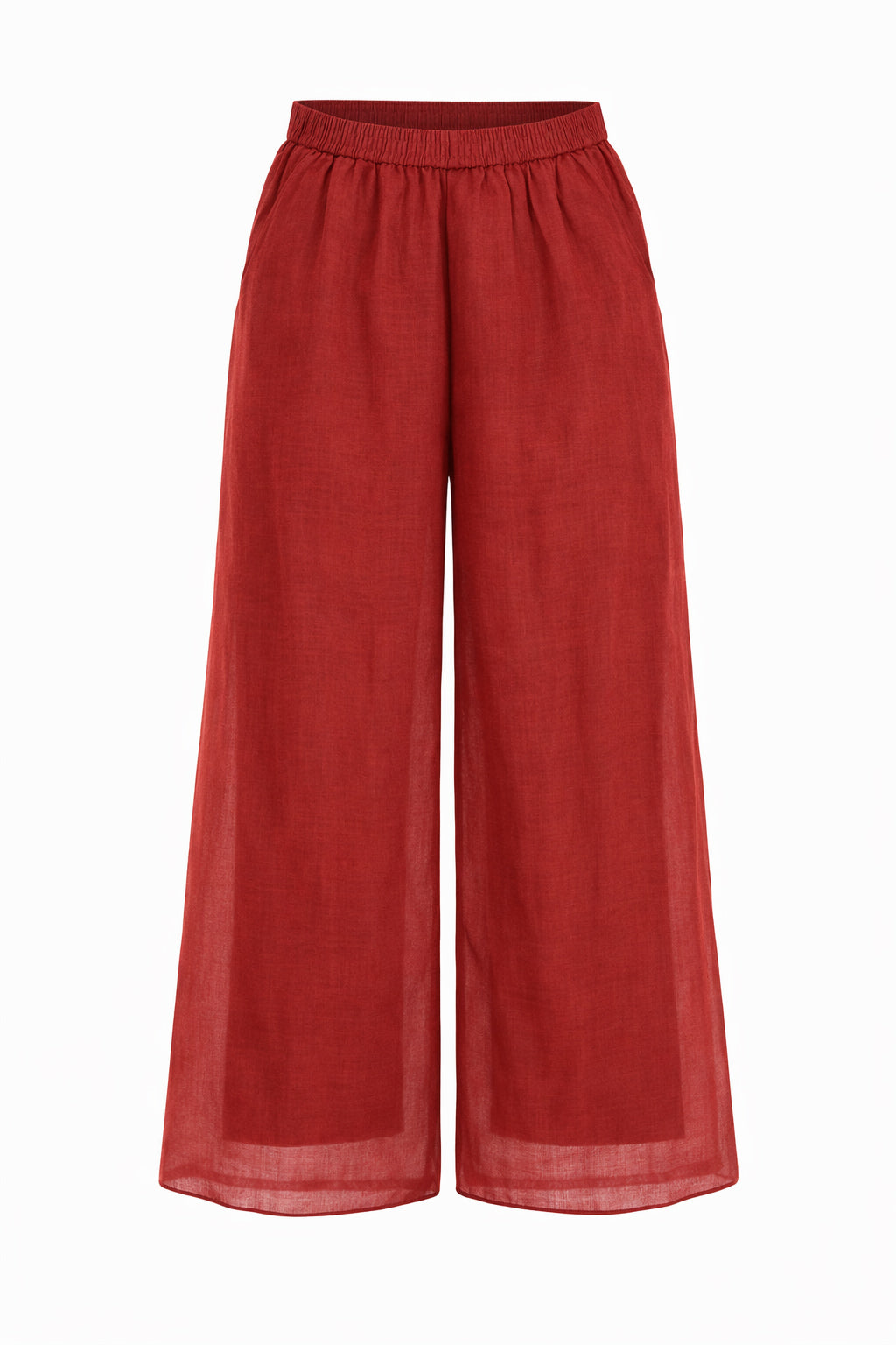 Relaxed Linen Wide Pants