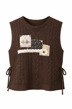 Patchwork Knit Vest