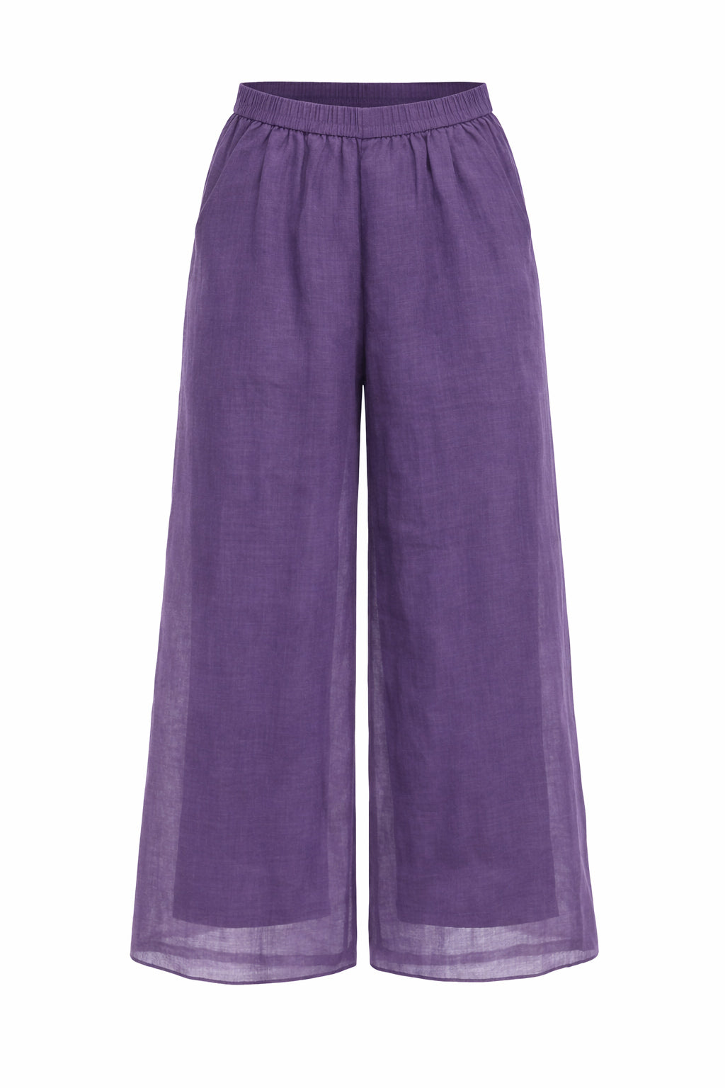 Relaxed Linen Wide Pants