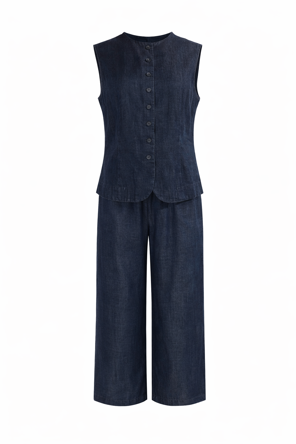 Virelle Denim Vest Set