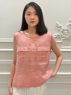 Sahara Pocket Linen Top