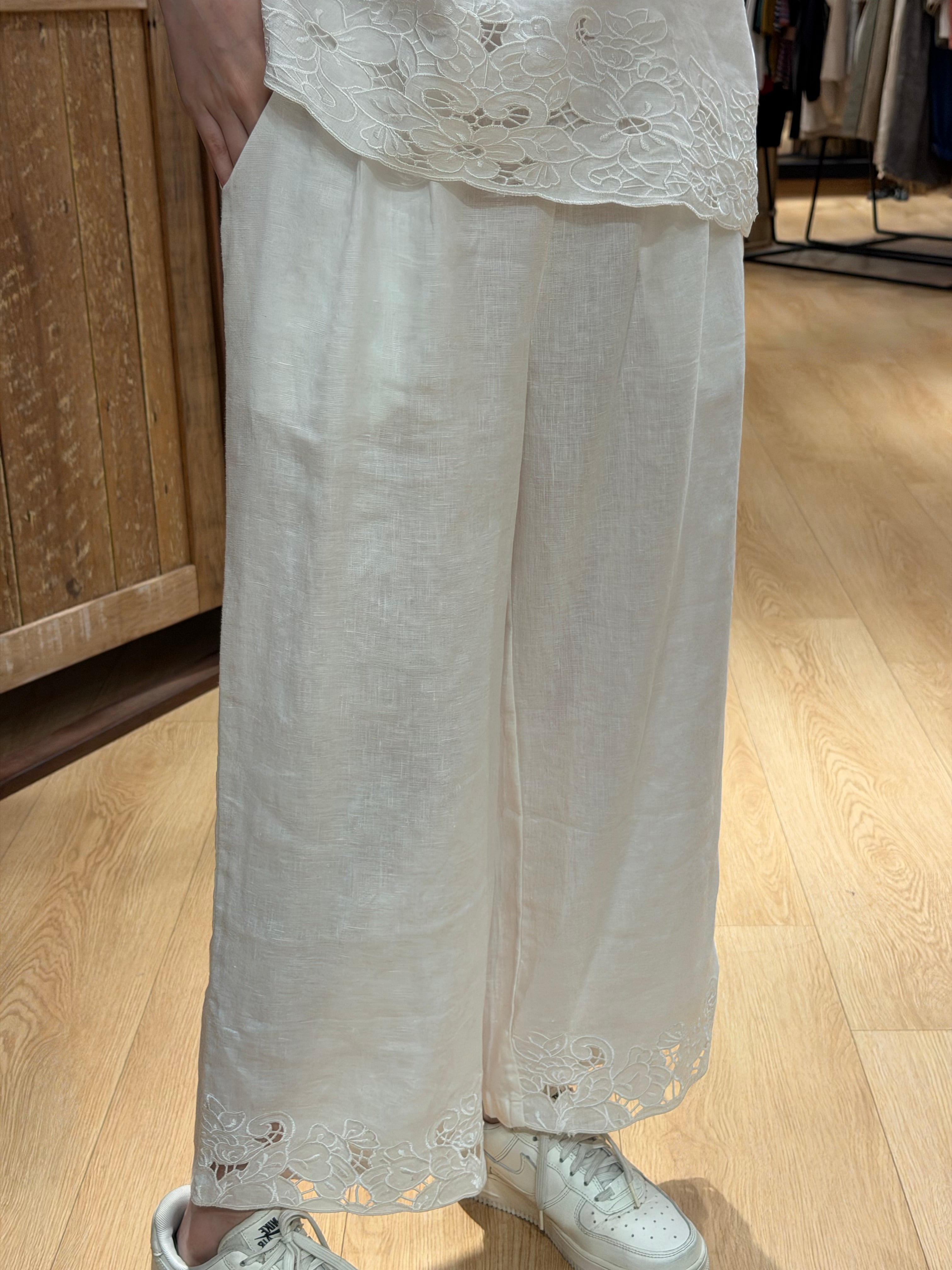 Élise Linen Sleeveless Set
