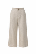 Minimal Linen Culotte Trousers