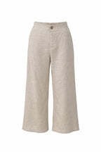 Minimal Linen Culotte Trousers