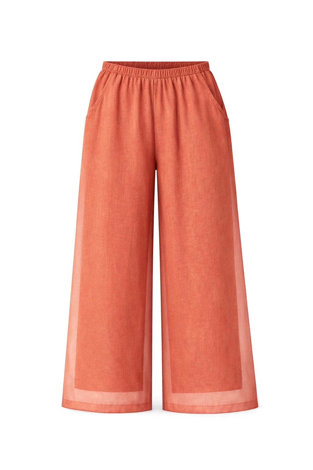 Relaxed Linen Wide Pants (Poppy Series)