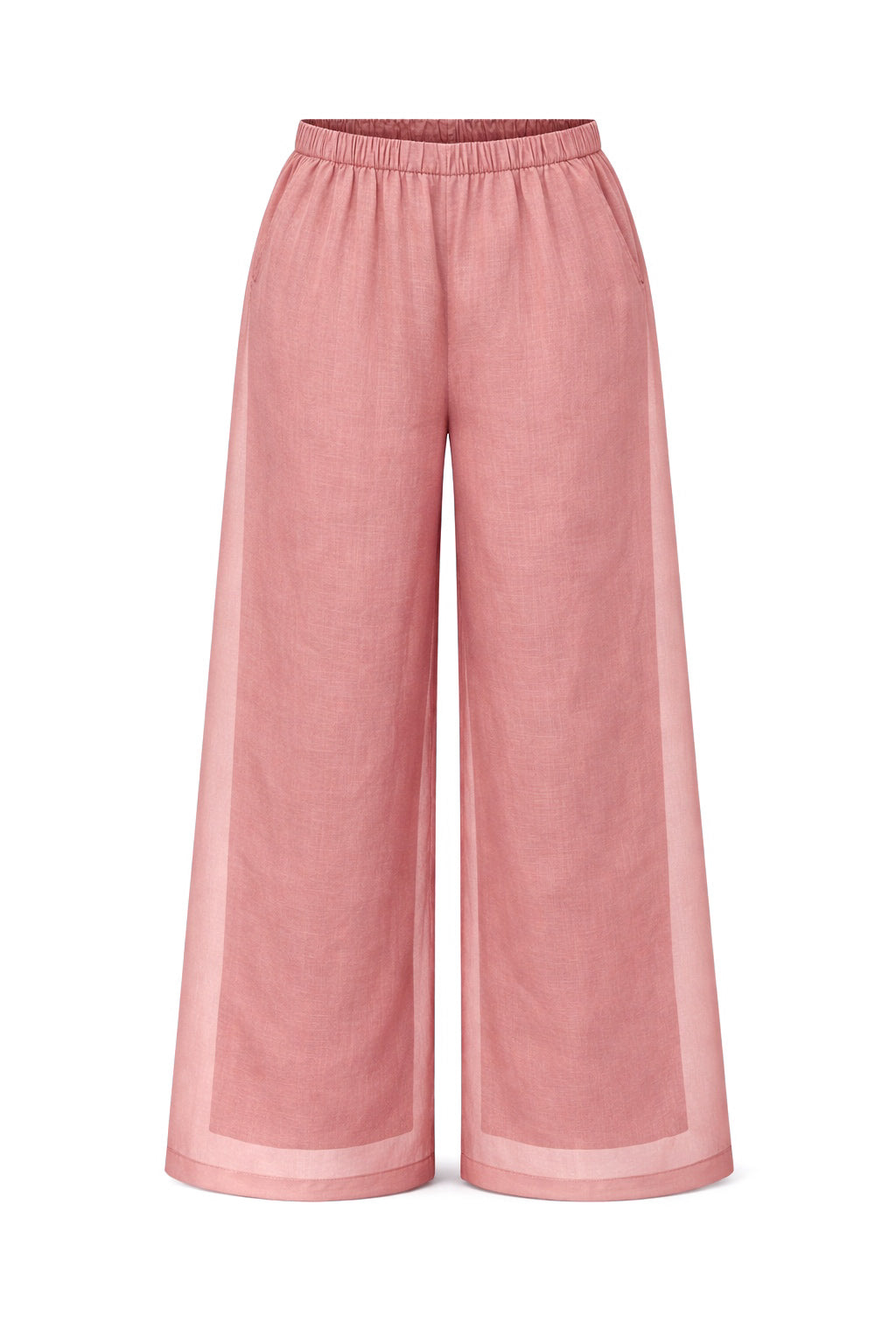 Relaxed Linen Wide Pants (Poppy Series)