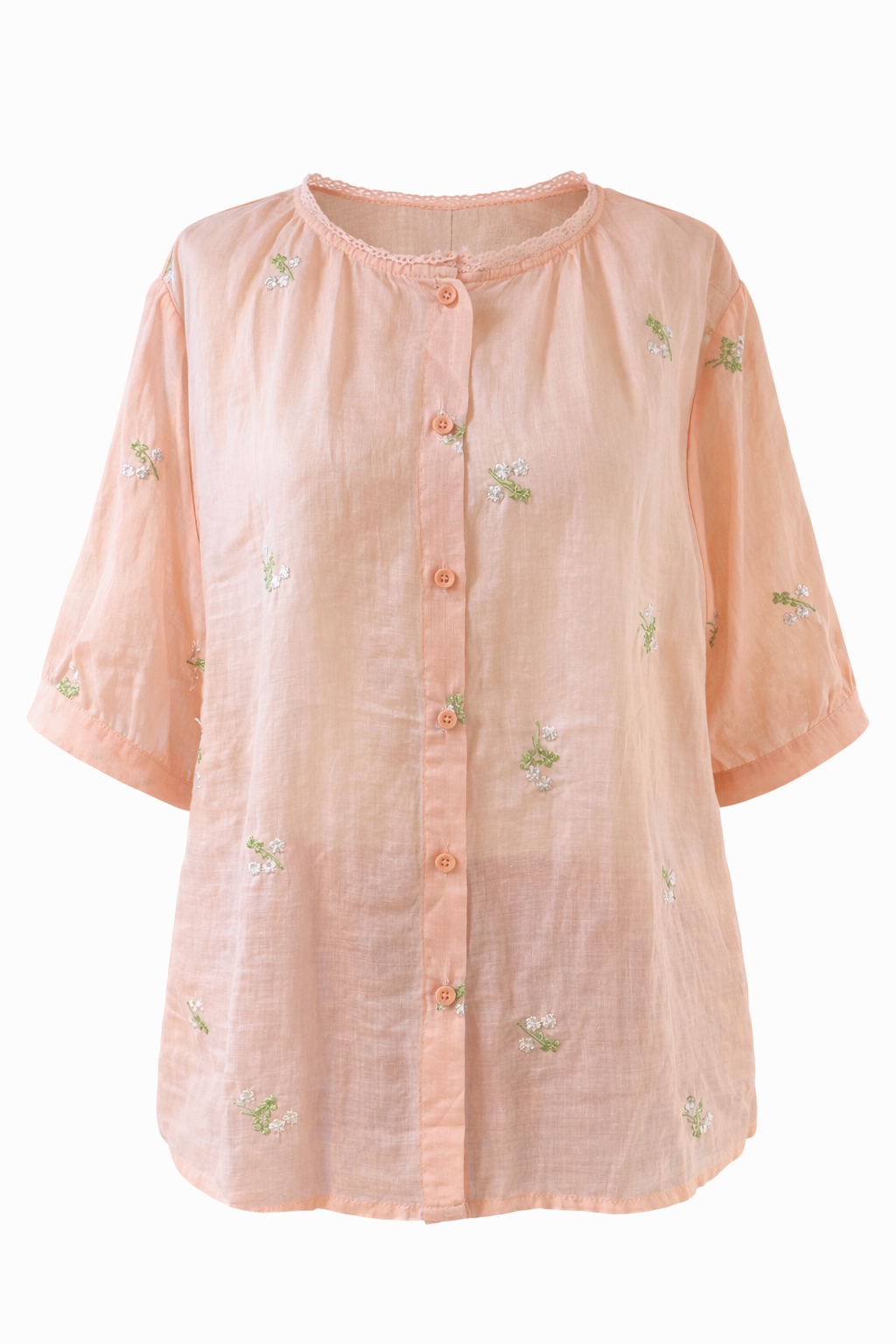 Peach Whisper Blouse
