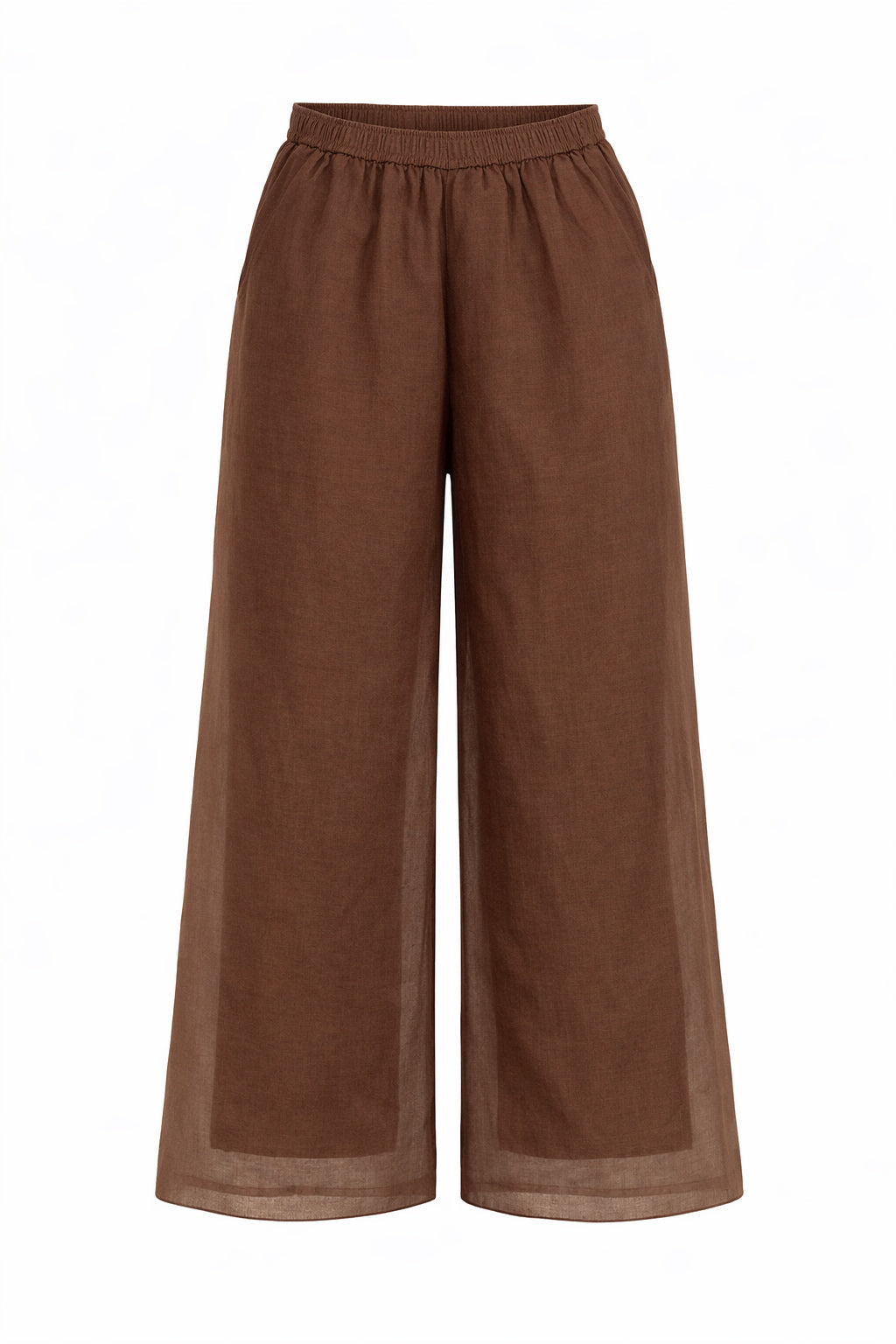 Relaxed Linen Wide Pants
