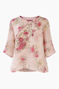 Spring Garden Embroidery Top