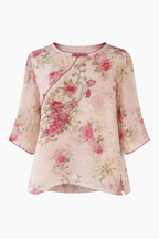 Spring Garden Embroidery Top