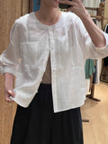 Mori Pocket Linen Top