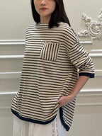 Stripe Pocket Tee