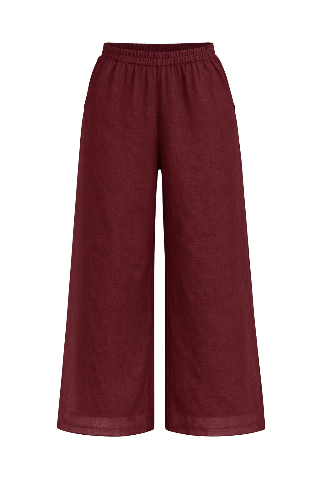 Relaxed Linen Wide Pants