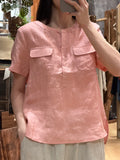 Basic Round Pocket Top