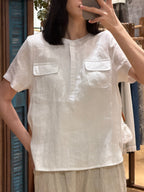 Basic Round Pocket Top