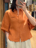 Ivory Pocket Collar Top